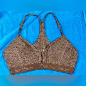 Outdoor Voices Steeplechase Racer Back Sports Bra sz XS